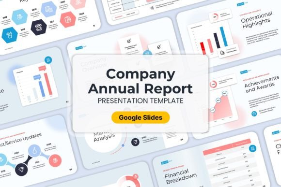Download Company Annual Report - Google Slides - Annual Collection