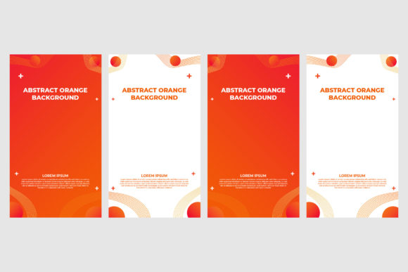 Download Orange Instagram Stories Template - Orange Collection