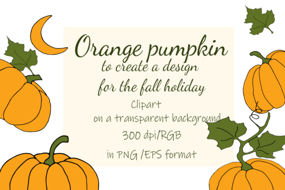Download Orange Pumpkin to Create - Orange Collection