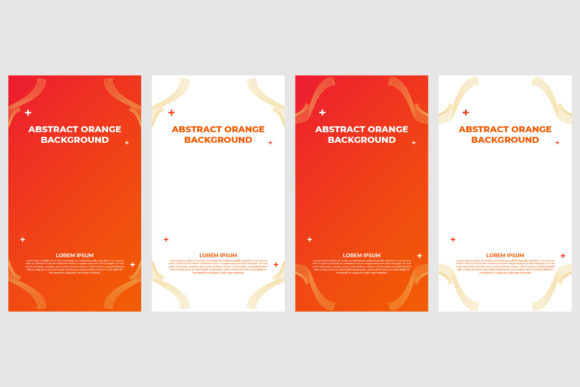 Download Orange Instagram Stories Template - Orange Collection