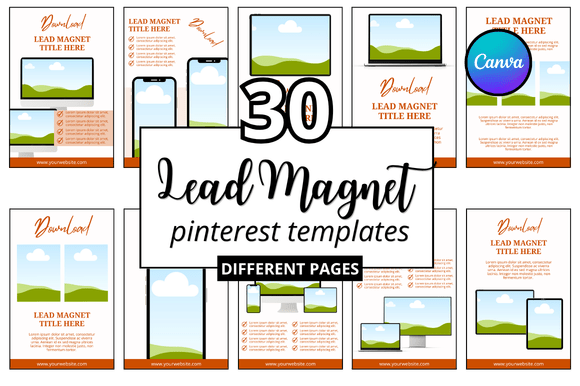 Download 30 Lead Magnet Promo Pinterest Pin - Promo Collection