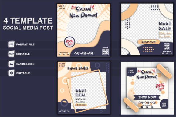 Download Set Social Media Post Promotion Sale Ads - Promo Collection