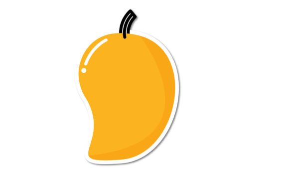 Download Orange Mango Cute Sweet Fruit Vector - Orange Collection