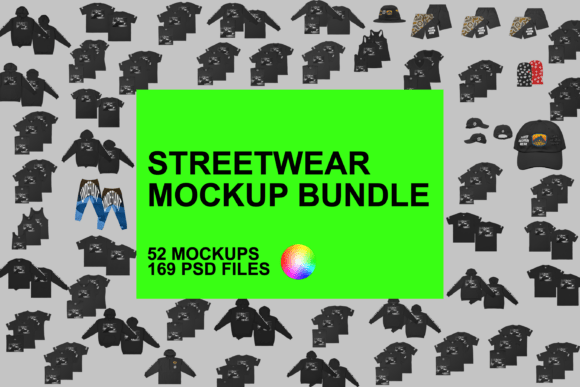 Download Streetwear Mockup Bundle Templates - Mockup Collection