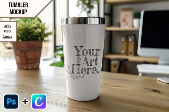 Download Canva Tumbler Mockup Easy Drag and Drop - Mockup Collection