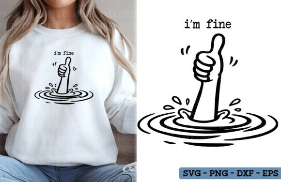 Download Funny Sarcastic I'm Fine SVG PNG - Fine Collection