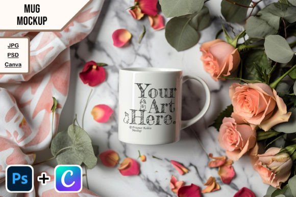 Download Canva Mug Mockup Easy Drag and Drop - Mockup Collection