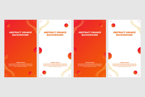 Download Orange Instagram Stories Template - Orange Collection
