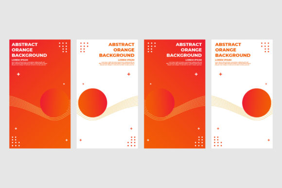 Download Orange Instagram Stories Template - Orange Collection
